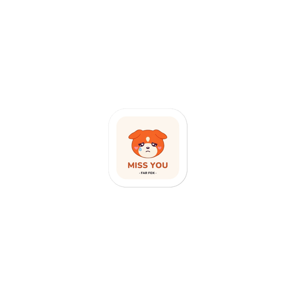 "Miss You" Sticker